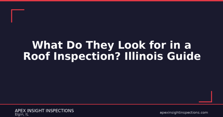 What Do They Look for in a Roof Inspection? Illinois Guide